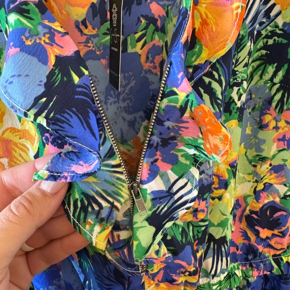 NWT Jessica Simpson Floral Cap Sleeve Dress - Picture 3 of 7